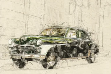 Desenhos de carros antigos