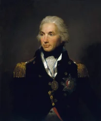 Retrato do Vice-Almirante Horatio Nelson (1758-1805), primeiro Visconde de Nelson. Óleo sobre tela