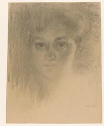 Rosto de uma mulher