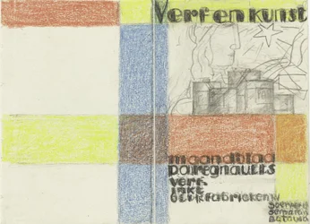 Maandblad Verf en Kunst van P.A. Regnault (Entwurf in Farbe)