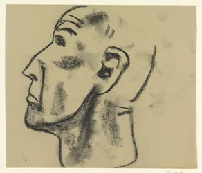cabeça masculina