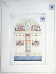 Design mural para o Hermitage, St. Petersburg, c.1840