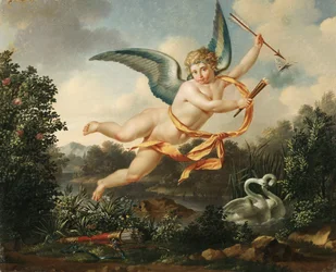 Alegorias do amor - Cupido com uma tocha e flecha, 1803