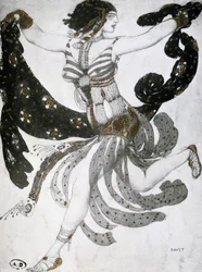 Cleópatra, figurino de balé, 1909