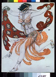 Figurinos para o bailado Cleópatra de A. Arensky