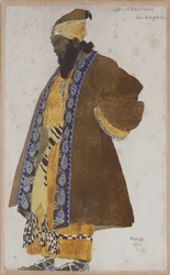 Figurino da peça O Martírio de São Sebastião, de Gabriele DAnnuzio, 1911