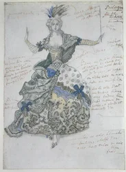 La Belle au Bois Dormant, desenho de fantasia para 