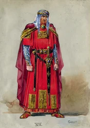Príncipe medieval. Figurino