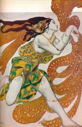 Narcisse: um bacante. Figurino para a dança Narcisse, 1911