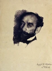 Retrato do artista Isaac Levitan