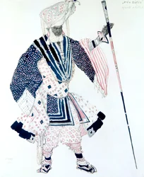 O Sumo Sacerdote O Sumo Sacerdote, figurino de balé, 1911