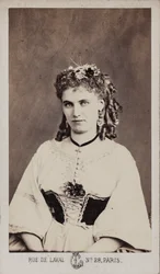 Retrato de Christine Nilsson 1843-1921.