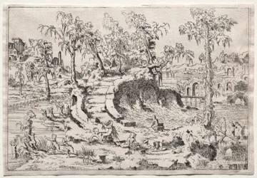 Paisagem com Putti