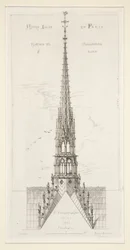 Notre Dame de Paris: Arrow in Frame and Lead