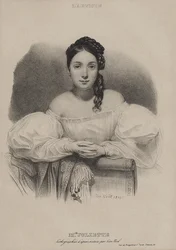 Retrato de Juliette Drouet 1806-1883, 1832.
