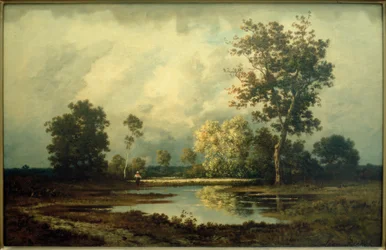 Paisagem com lagoa