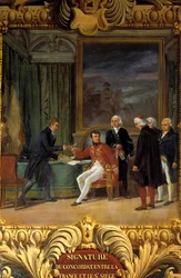 Assinatura da Concordata entre a França e a Saint-Siege, 16 de julho