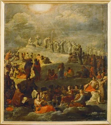 Adoração da Santa Cruz (pintura sobre cobre)