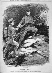 Bem cumprido! Great Britain Joins her Allies in the Field da revista 