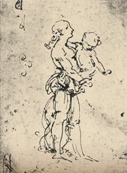 Uma mulher carregando um filho, c1481 1945