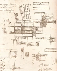 Desenho de projetos para castelos e vilas, c1472-c1519 1883