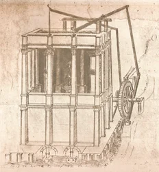 Desenho de projetos para castelos e moradias, c1472-c1519 1883