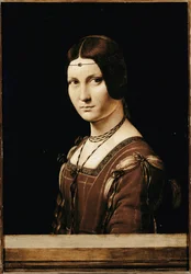La Belle Ferronniere. (óleo sobre madeira