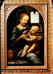 Madona com uma flor, Madona Benois, 1478