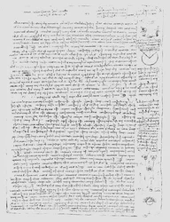 Página do Codex Leicester, 1508-12