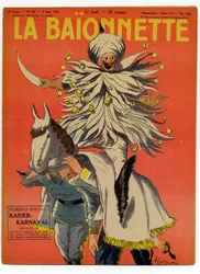 Capa de "La Baionnette", Satirical in Colors
