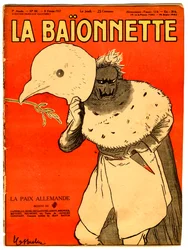 Capa de "La Baionnette", Satirical in Colors