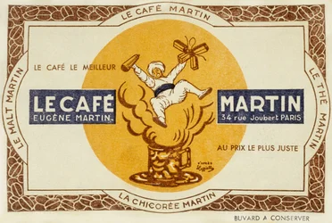 Anúncio francês para o Martin do café, depois de Leonetto Cappiello 1921