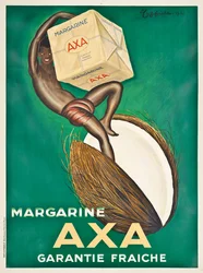 Publicidade em pôsteres Axa margarine, 1931