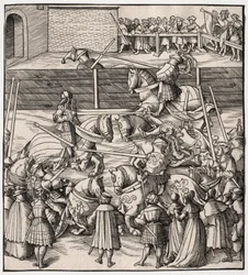 A arte de justar e inclinar, 1513-1518.