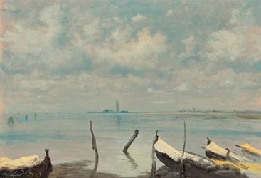 Vista de Veneza do Mestre (paisagem lagunar)