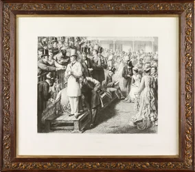 O caminho para a ruína: Ascot (gravura)