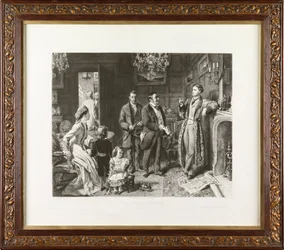 O caminho para a ruína: Lutas (gravura)