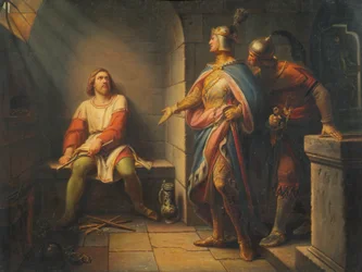 Ludwig, o bávaro, anuncia sua libertação a Frederico, o Belo, em 1314 e oferece-lhe co-regência
