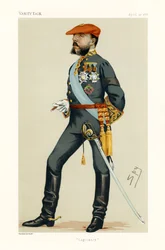 Dom Carlos, Duque de Madrid - retrato de pé