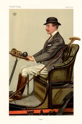Major Charles Chetwynd-Talbot, conde de Shrewsbury - retrato sentado