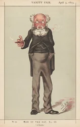 Vanity Fair: Homens do dia, n. 60, romancista, 1873.