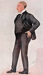 Cecil Rhodes, sul-africano britânico, financiador, estadista e construtor de impérios, 1891