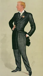 Sr. Herbert Beerbohm Tree (1852-1917), um desenho animado &39;Espião&39; da Vanity Fair, 12 de julho de 1890