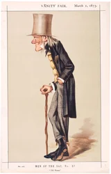 Professor Sir Richard Owen, FRS, KCB, naturalista, 1873