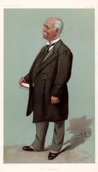Union Steamship Sir Francis Henry Evans, empresário e político britânico, 1896.