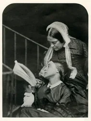 Christina Rossetti e sua mãe Frances Rossetti, 1863, 1948.