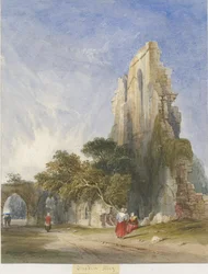 Abadia de Croxden: pintura a aguarela, nd [c1830-1840] (pintura)