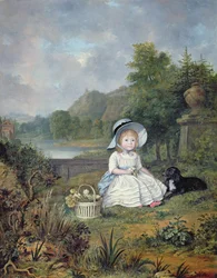Retrato de Miss Elizabeth Heathcote (óleo sobre tela)