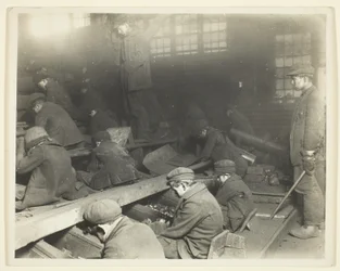 Uma visão dos trabalhadores da Ewen Breaker da Pennsylvania Coal Company