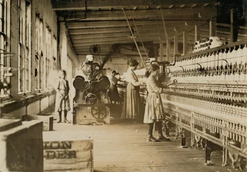 Dois, jovem, spinners, em, catawba, algodão, moinhos, newton, carolina norte, 1908